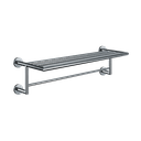 ASI 10-7383 Towel Shelf w/ Hanger Rod - Surface Mounted