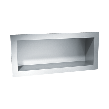 ASI 10-0412 Shelf - Stainless Steel - 18" W Recessed
