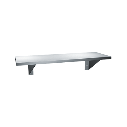 ASI 10-0692-530 Shelf - Stainless Steel - 5”D X 30”L - Surface Mounted
