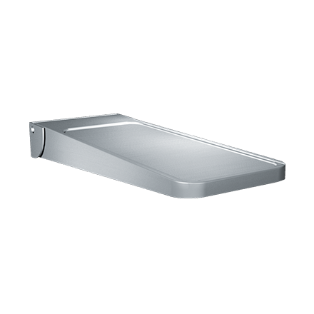 ASI 10-0698 Fold-Down Utility Shelf, Stainless Steel – Surface Mounted