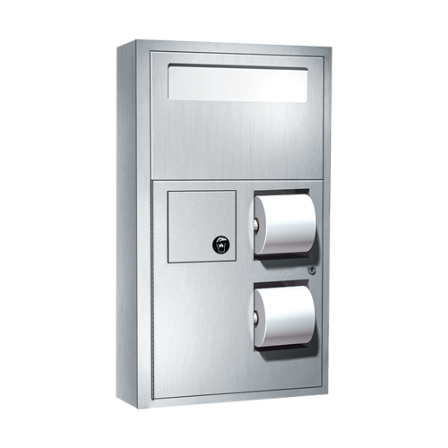 ASI 10-0483 Toilet Tissue Dispenser & Sanitary Napkin Disposal - Surface Mounted