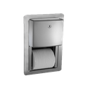 ASI 10-20031 Roval™ - Toilet Tissue Dispenser - Twin Hide-A-Roll - Semi-Recessed