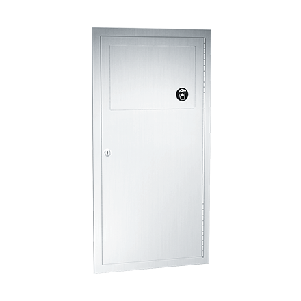 ASI 10-04733 Traditional™ - Waste Receptacle - 3 gal. - Recessed