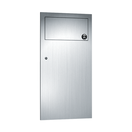 ASI 10-6459 Simplicity™ - Waste Receptacle - 4 gal. - Recessed