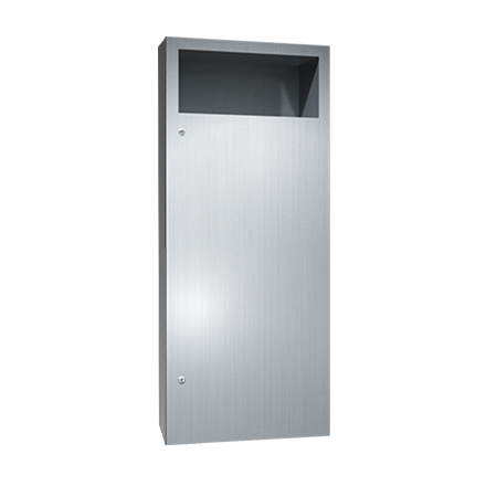 ASI 10-6474-2 Simplicity™ - Waste Receptacle - 12 gal. - Semi Recessed