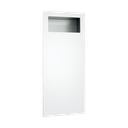 ASI 10-6474-00 Piatto™ - Fully Recessed Waste Receptacle - Matte Black Phenolic Door