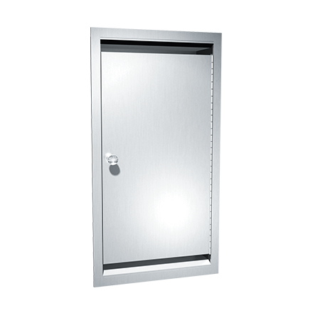 ASI 10-0551 Recessed Bed Pan & Urinal Cabinet | American Specialties