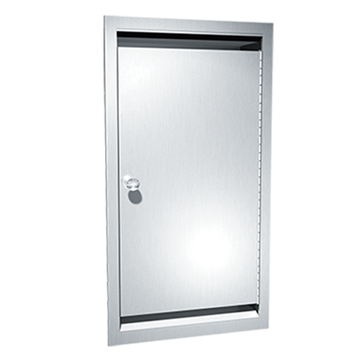 ASI 10-0558-1 Double Bed Pan/Urinal Holder - Recessed