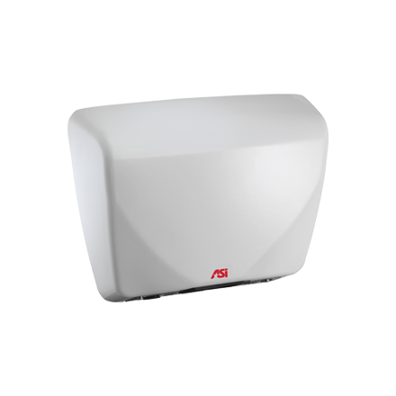 ASI 10-0185 Profile™ Automatic Hand Dryer – Steel Cover, White, Surface Mounted (100-240V)