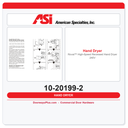 ASI 10-20199-2 Roval™ High-Speed Recessed Hand Dryer 240V