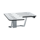 ASI 10-8206-R-28 Folding Shower Seat - L-Shaped, Right Hand, ADA - Solid Phenolic, White - 28"W