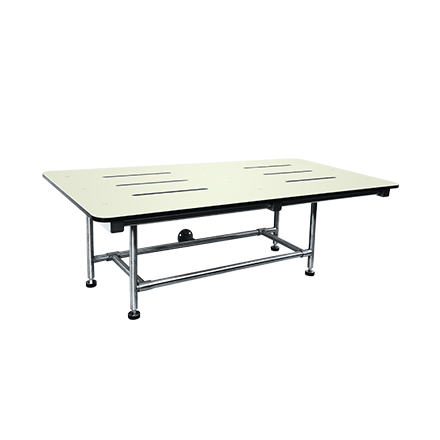 ASI 10-8209 Folding Shower Seat - Four Leg, ADA - Solid Phenolic, White - 48"W
