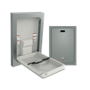 ASI 10-9017-9 Baby Changing Station - Vertical - Stainless Steel - Surface Mounted