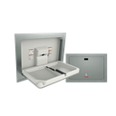 ASI 10-9018 Baby Changing Station - Horizontal - Stainless Steel - Recessed