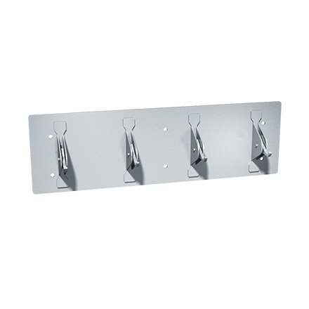 ASI 10-127 Security Clothes Hook Strip - Front Mount - Surface Mounted