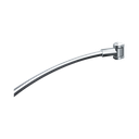 ASI 10-1201-A Shower Curtain Rod - Curved w/ Mounting Brackets - 1" Dia. 61-63"L