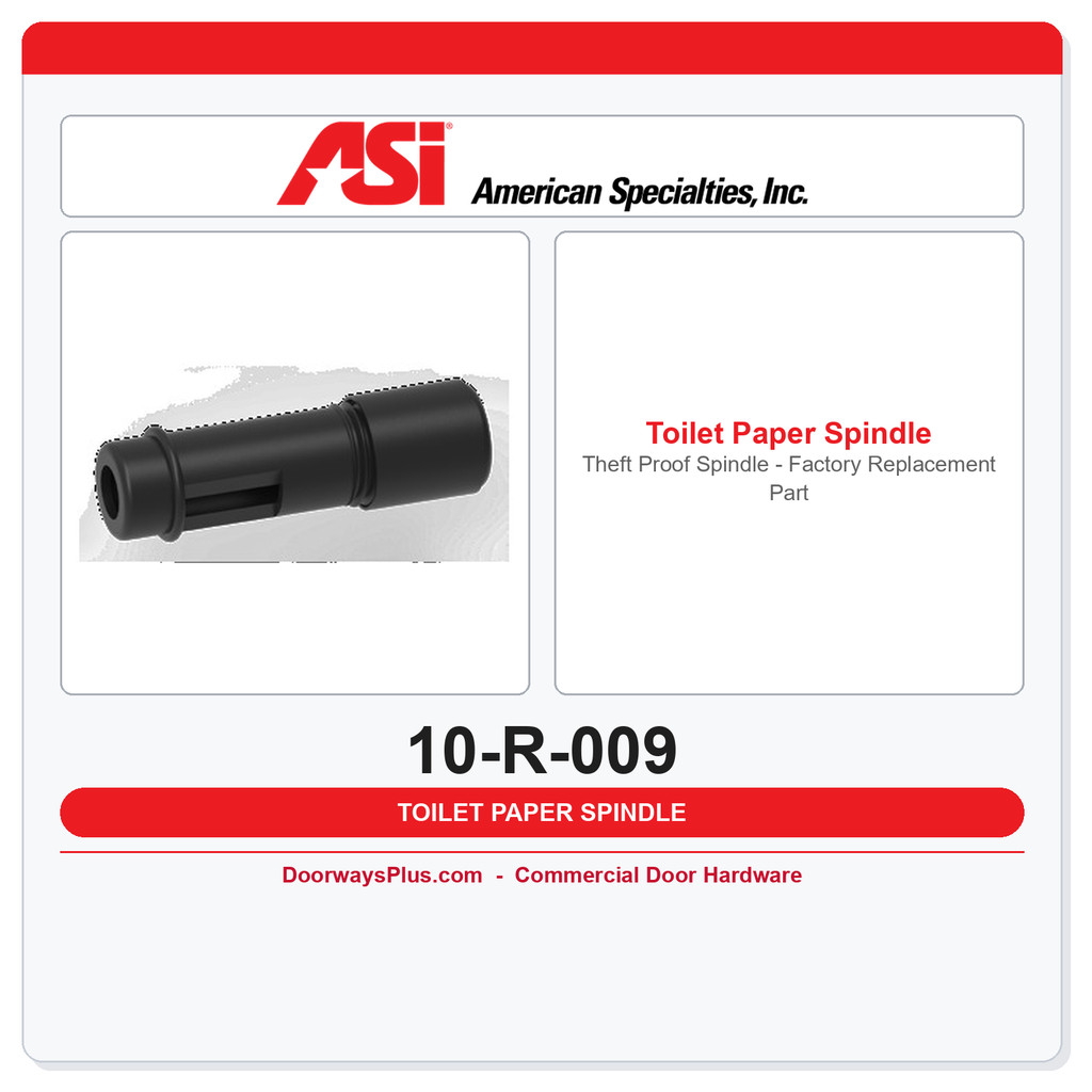 ASI 10-R-009 Theft Proof Spindle – Factory Replacement Part