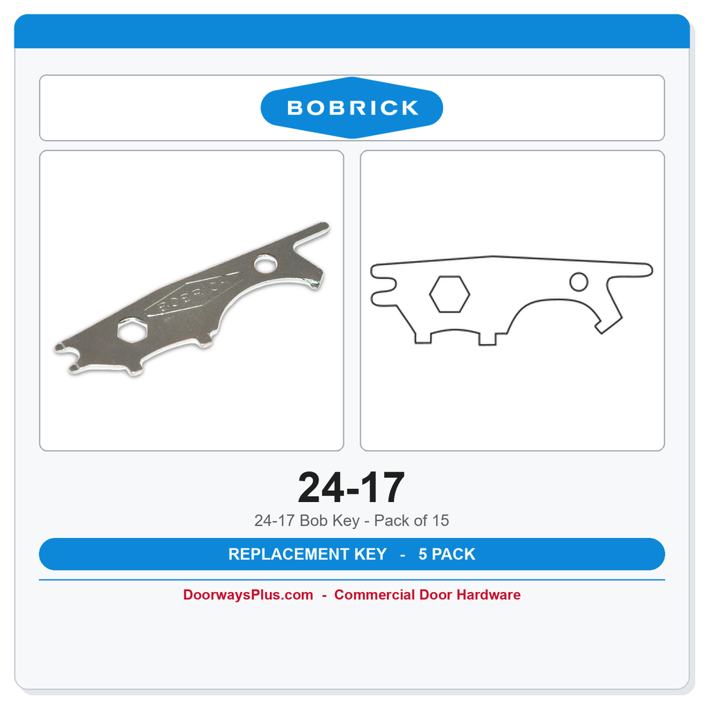 Bobrick 24-17 Bob Key - Pack of 15