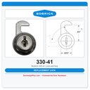 Bobrick 330-41 Lock and Key