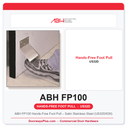 ABH FP100 Hands-Free Foot Pull – Satin Stainless Steel (US32D/630)