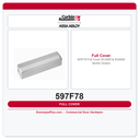 Corbin Russwin 597F78 Full Cover – DC3000 & DC6000 Series Closers