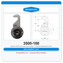 Bobrick 3500-100 Lock & Key Upper – Cabinet Replacement Part