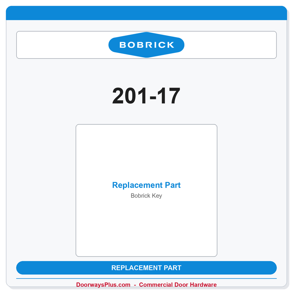 Bobrick 201-17 Key - Pack of 14