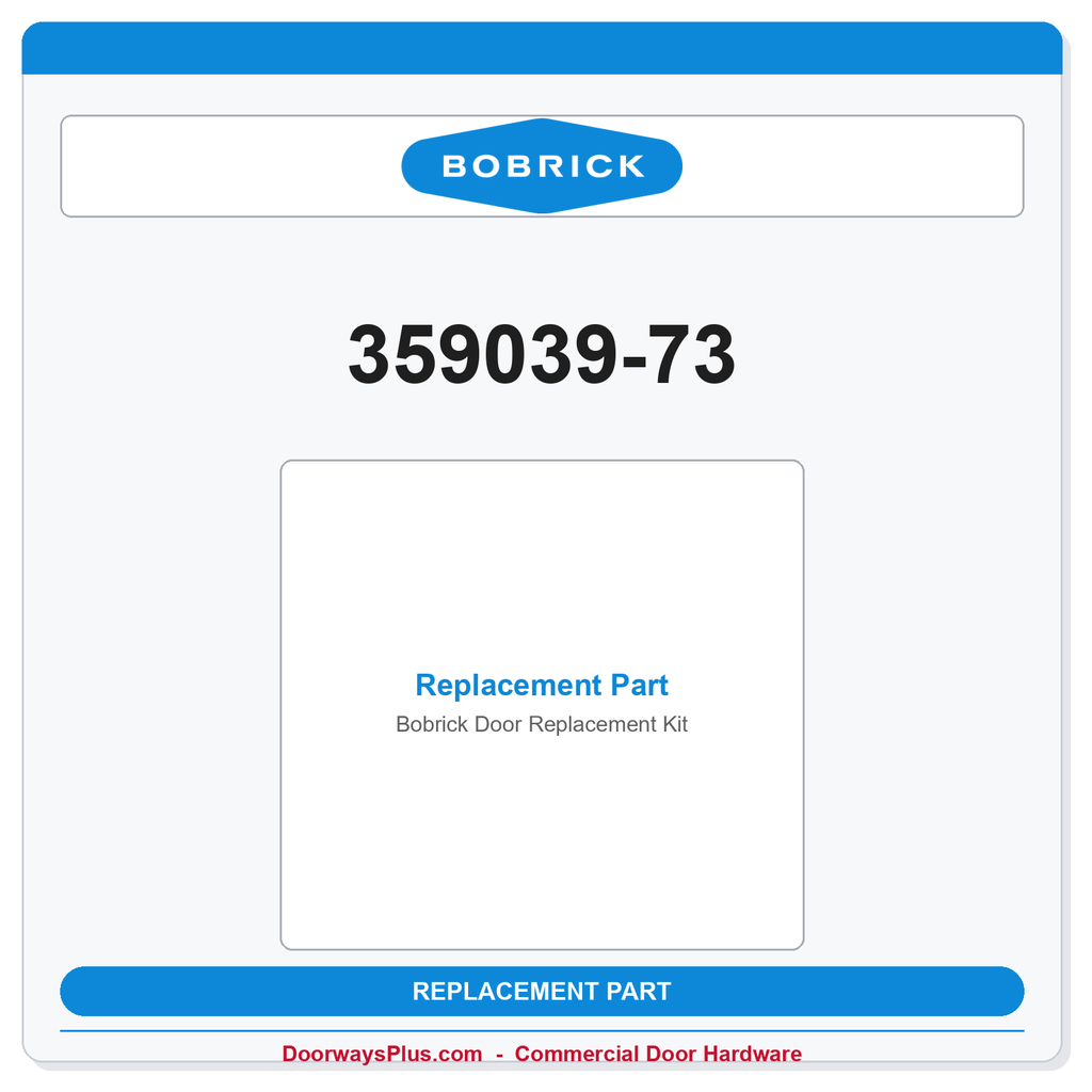 Bobrick 359039-73 Door Replacement Kit
