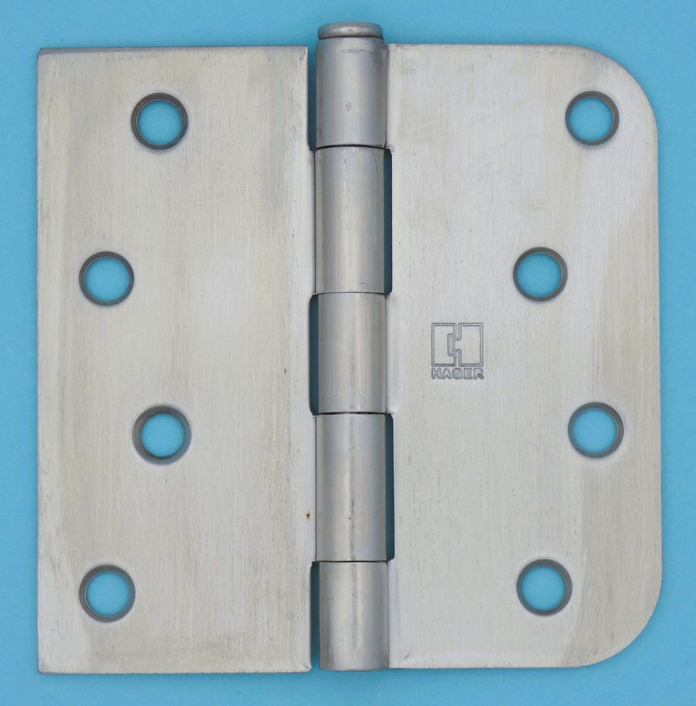 Hager 1543 4" x 4" Hinge w/ Square Corner x 5/8" Radius Corner