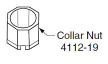 Bobrick 4112-19 Collar Nut - Pack of 8