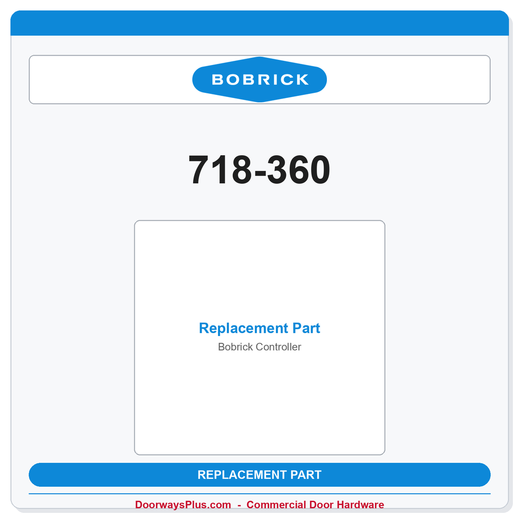 Bobrick 718-360 Controller