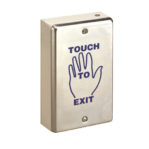 Securitron SP-1 Touch Sense Request to Exit Plate – US32D Satin Stainless
