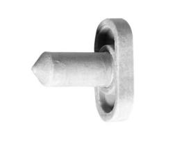Rockwood 609 Gray Door Silencers for Wood Frames | 100-Pack