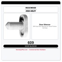 Rockwood 609 Gray Door Silencers for Wood Frames – 100-Pack
