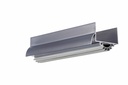 Pemko 216AV Door Bottom Shoe with Rain Drip, 36" Mill Aluminum – UL Listed, Fire Rated