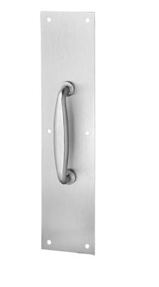 Rockwood 132 x 70B Pull Plate | 3-1/2" x 15" Commercial Door Pull