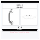 Rockwood 131 Commercial Door Pull Handle | US28 Clear Anodized Aluminum