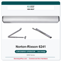 Norton 6241 Low Energy Operator | Universal Push and Pull | 6200 Series