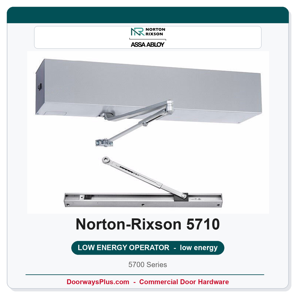 Norton 5710 Low Energy Door Operator | Pull Side | 5700 Series | Finish 689