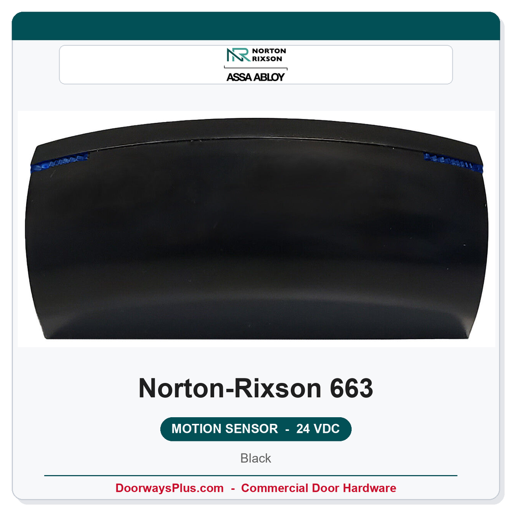 Norton 663 Motion Sensor | Unidirectional | 24 VDC
