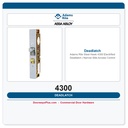 Adams Rite Steel Hawk 4300 Electrified Deadlatch | Narrow Stile Access Control
