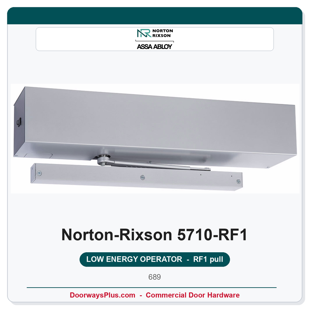 Norton 5710-RF1 Low Energy Operator | Pull Side | Radio Frequency