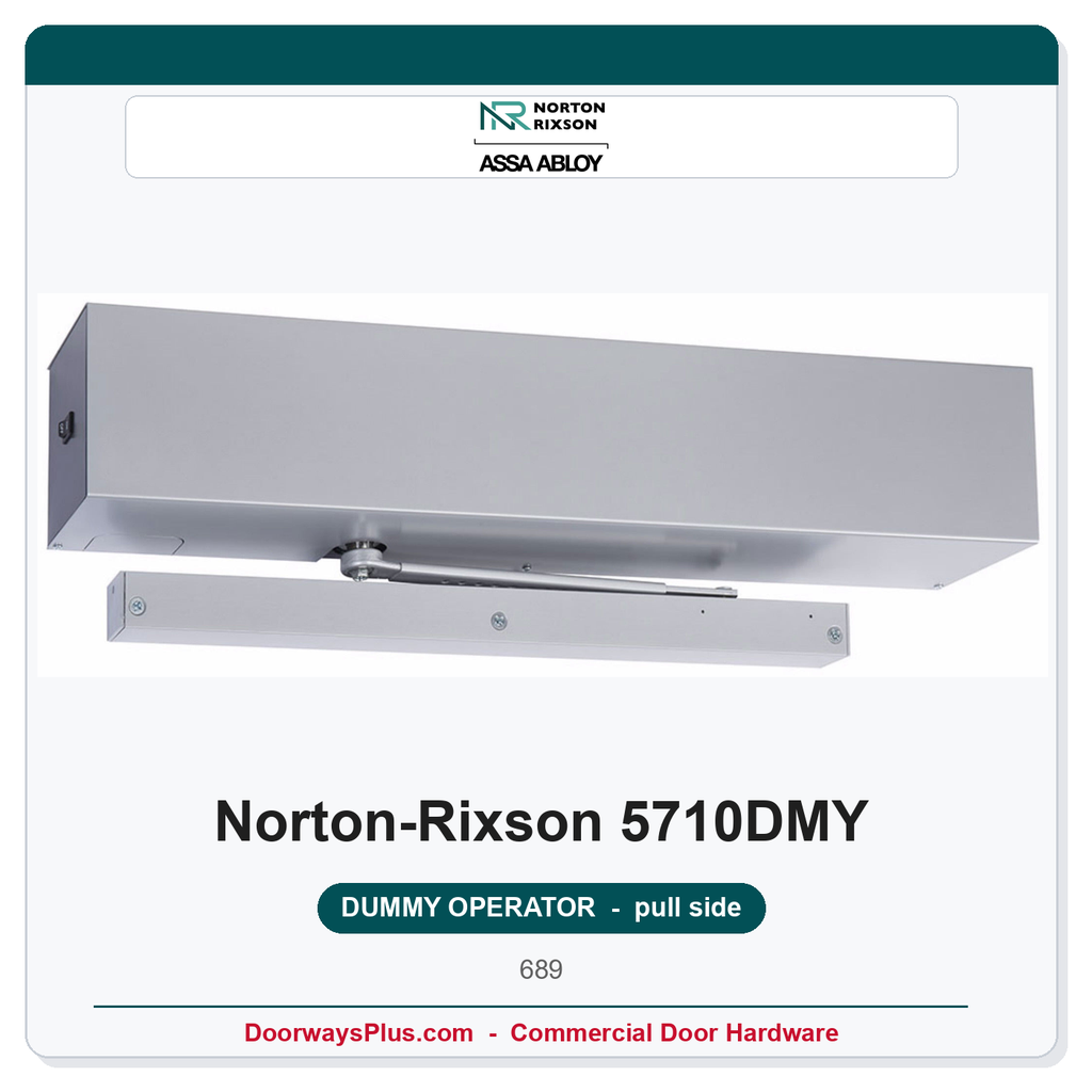 Norton 5710DMY Dummy Operator | Pull Side | 5700 Series