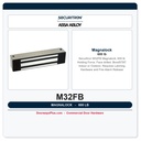 Securitron M32FB Magnalock 600 lb | Face drilled