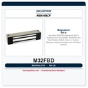 Securitron M32FBD Magnalock 600 lb | Face drilled