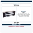 Securitron M62F Magnalock 1,200 lb | Face drilled