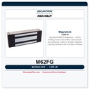 Securitron M62FG Magnalock 1,200 lb | Face drilled