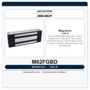 Securitron M62FGBD Magnalock 1,200 lb | Face drilled