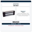 Securitron M62GD Magnalock 1,200 lb | Gate conduit