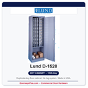 Lund D-1520 Floor Key Cabinet | 1520-Key Duplicate Keys | Made in USA